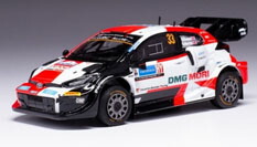 イクソ 1/43 トヨタ GR ヤリス RALLY1 2022年エストニアラリー #18　勝田貴元【RAM861】 ミニカー