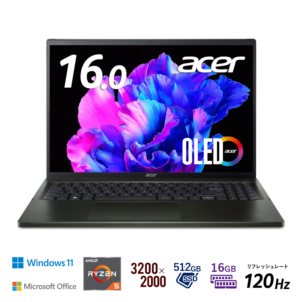 楽天市場】Acer（エイサー） 16.0型ノートパソコン Swift Edge（Ryzen7