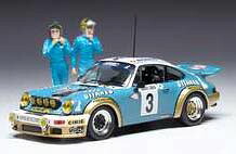 イクソ 1/43 ポルシェ 911 カレラ RS 1978年モンテカルロラリー 優勝 #3 フィギュア付【SPRM00178】 ミニカー