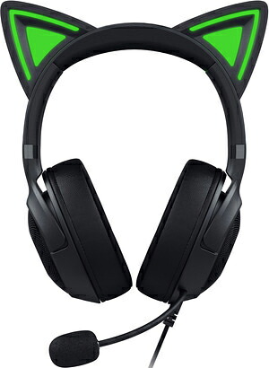 Razer 【国内正規品】有線 RGB ネコミミ ゲーミングヘッドセット RAZER KRAKEN KITTY V2（Black） RZ04-04730100-R3M1