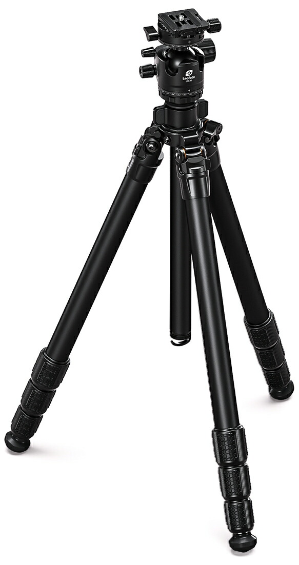 レオ映し絵 雨合羽炭素三脚＋親しさ雲台仕掛ける(黒いこと) LG-284C+LH-36R(BK) Leofoto ルシファー/ガブリエルシリーズ