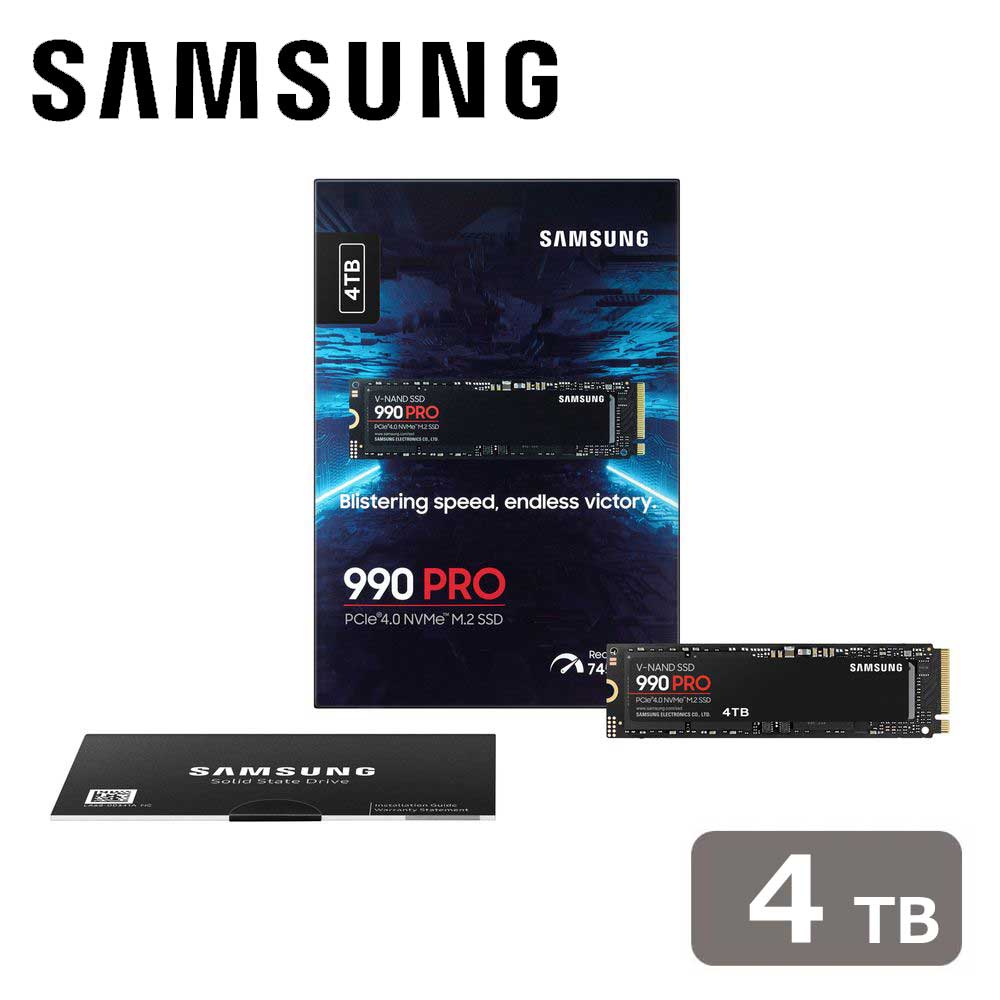 Samsung｜サムスン Samsung SSD 990 PRO 4結核症 (M.2/NVMe) 国内定まり引き請ける品  MZ-V9P4T0B-IT