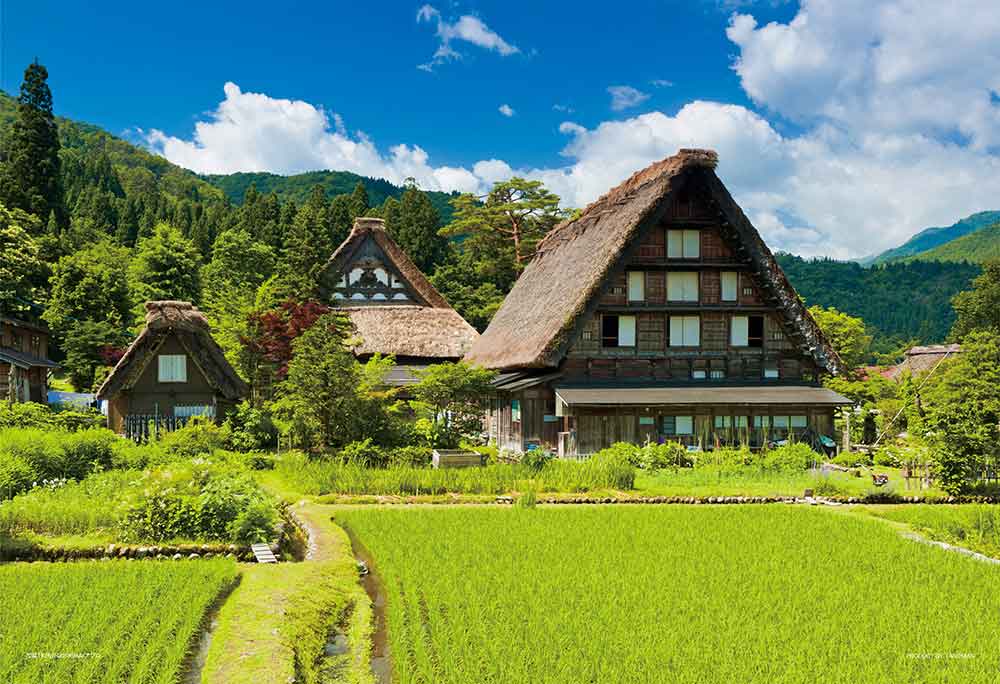 やのまん 日本の風景 涼風の白川郷（岐阜） 108ピース【01-2093】 ジグソーパズル画像