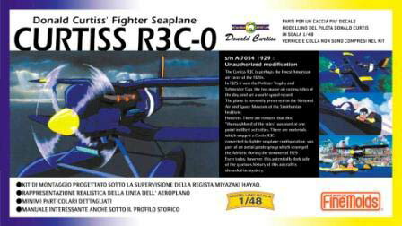 ファインモールド 1/48 紅の豚 カーチス R3C-0 非公然水上戦闘機【FG2】 プラモデル画像