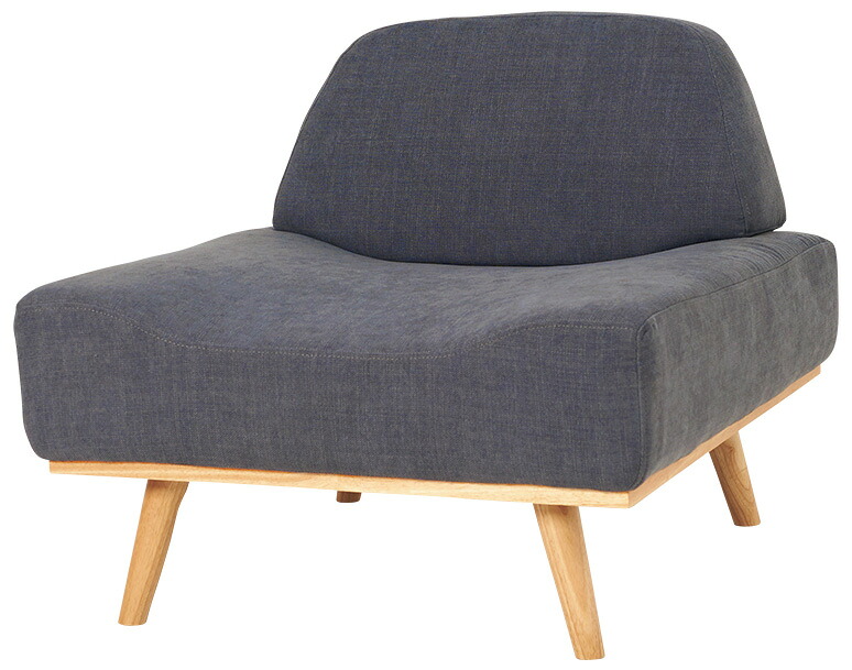 HAGIHARA(萩原) ソファ(ダークグレー・幅75×奥行70×高さ63/座面高36cm) レスト1P-DGY [レスト1PDGY]