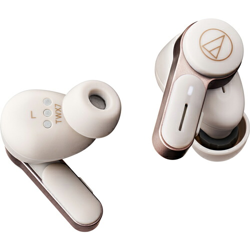 オーディオテクニカ ノイズキャンセリング機能搭載　完全ワイヤレスBluetoothイヤホン（ホワイト） ATH-TWX7-WH audio-technica