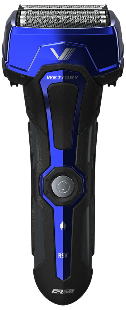 イズミ メンズ電気カミソリ[灯し火電気カミソリ]【4枚刃】（ディープシーブルー） IZF-V743R-A IZUMI グルーミングシリーズ [IZFV743RA]