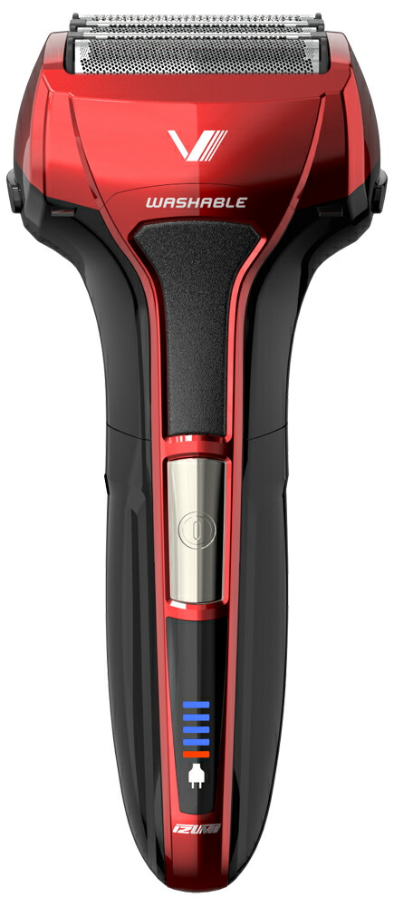 イズミ メンズシェーバー[電気シェーバー]【5枚刃】（レッド） IZF-V553W-R IZUMI ソリッドシリーズ [IZFV553WR]