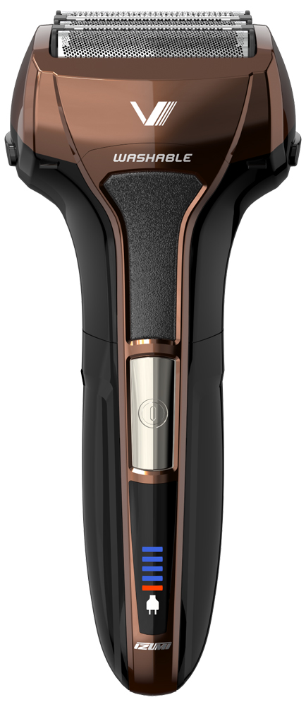 イズミ メンズ電気カミソリ[灯し火電気カミソリ]【5枚刃】（赤銅色） IZF-V553W-T IZUMI ソリッドシリーズ [IZFV553WT]