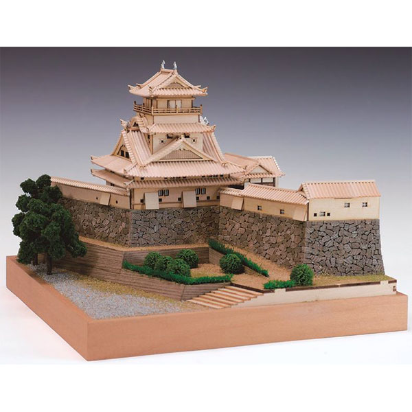 ウッディジョー 1/150 木製模型 高知城 木製組立キット