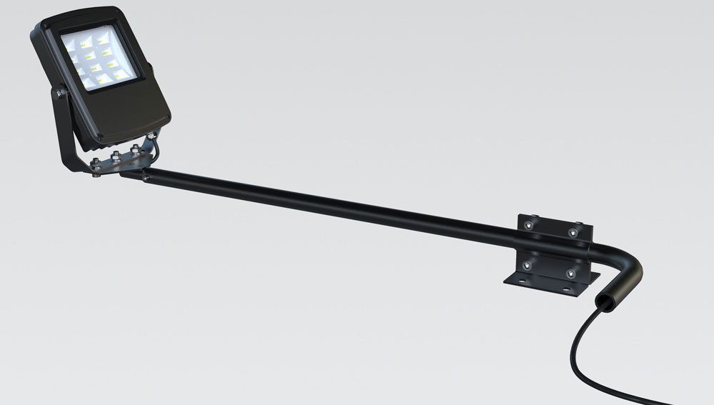 グッド・グッズ 一体型LEDアームライト（黒) 昼白色 5600lm/50W LD-K5D GOODGOODS 看板照明 [LDK5D]｜Joshin web 家電とPCの大型専門店 12,373円