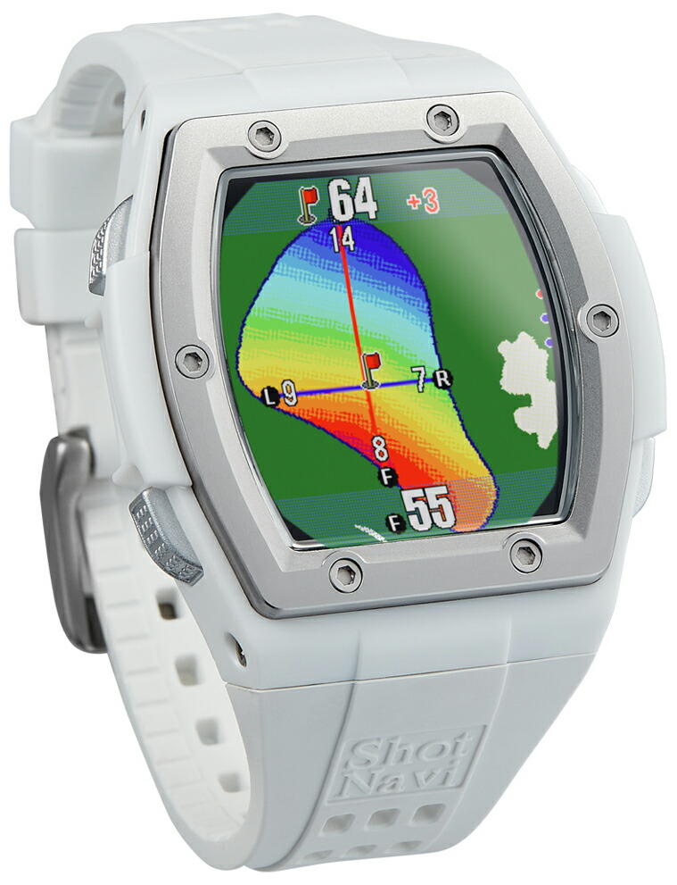 ショットナビ GPSゴルフナビ ウォッチタイプ クレスト2（白いこと） CREST2-W ShotNavi