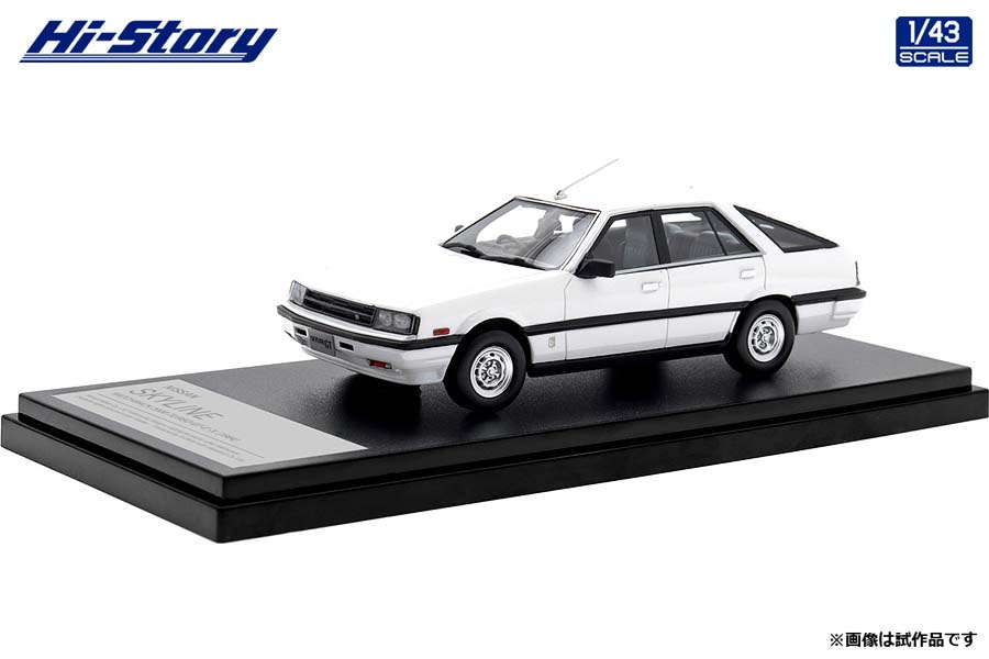 ハイストーリー 1/43 NISSAN SKYLINE HATCHBACK 2000 TURBO GT-E・X (1984) ホワイト【HS438WH】 ミニカー