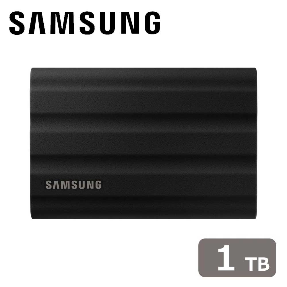Samsung|サムスン Samsung Portable SSD T7 Shield 1TB(ブラック) MU-PE1T0S-IT