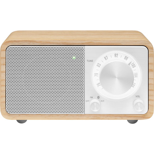 サンジーン FMラジオ・Bluetoothスピーカー（ホワイトオーク + パールホワイト）【FM専用】 Sangean WR-301-WHITEOAK
