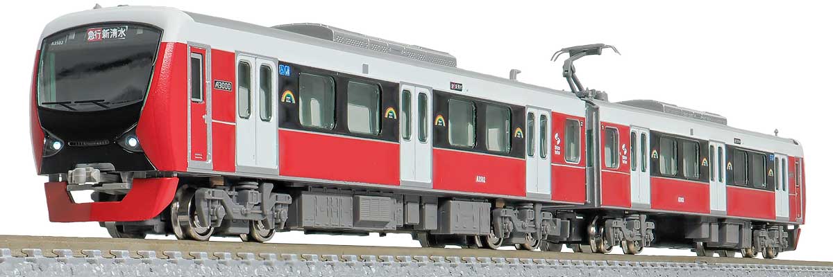 ［鉄道模型］グリーンマックス (Nゲージ) 31848 静岡鉄道A3000形（パッションレッド・新ロゴ）2両編成セット（動力付き）｜Joshin web 家電とPCの大型専門店