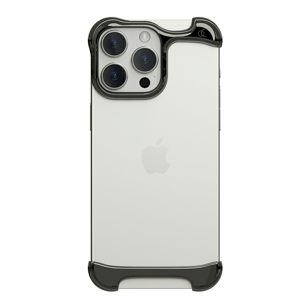 Arc iPhone 15 Pro Max用 Arc Pulse バンパーケース（アルミ・チタングレー） AC26348I15PM