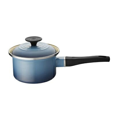 ル・クルーゼ 【IH相応う】EOS 出どころ食麺麭 14糎 (米国海兵隊員青色) 56001145360000 Le Creuset [56001145360000] 片手鍋-鍋・フライパン
