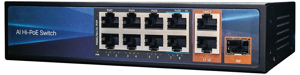 お母さん物の具 8chPoEスイッチングこしき MT-POE08A MotherTool [MTPOE08A]