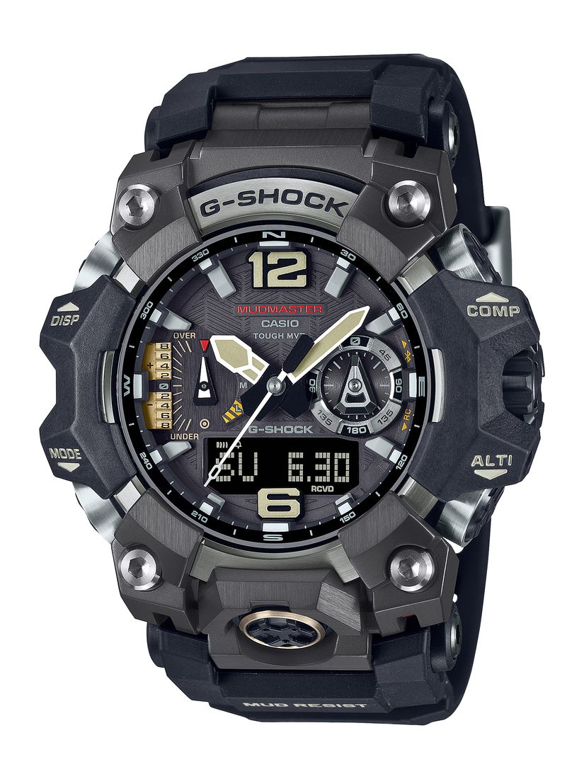カシオ 【国内置き目品】G-SHOCK（ジーショック） MASTER OF G MUDMASTER ソーラー電磁波 メンズ印字機 GWG-B1000-1AJF [GWGB10001AJF]【返品カテゴリー化A】