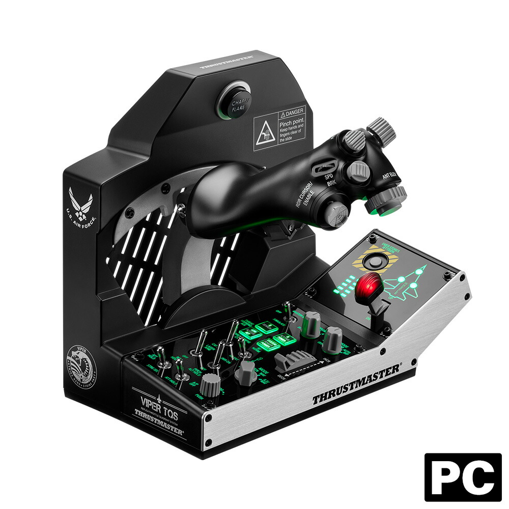 Thrustmaster（スラストマスター） VIPER TQS Mission Pack （Viper TQS スロットルクアドラントシステム＋Viper Panel 抑えつけるダイアログボックス） 4060254(VIPER)