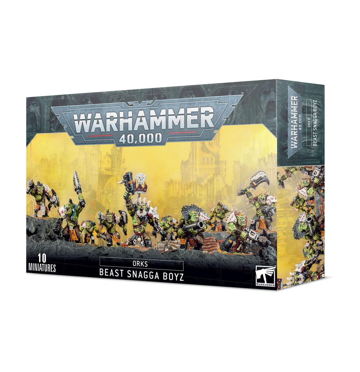 ゲームズワークショップ ORKS: BEAST SNAGGA BOYZ オルク：ビーストスナッガ・ボゥイ ウォーハンマー