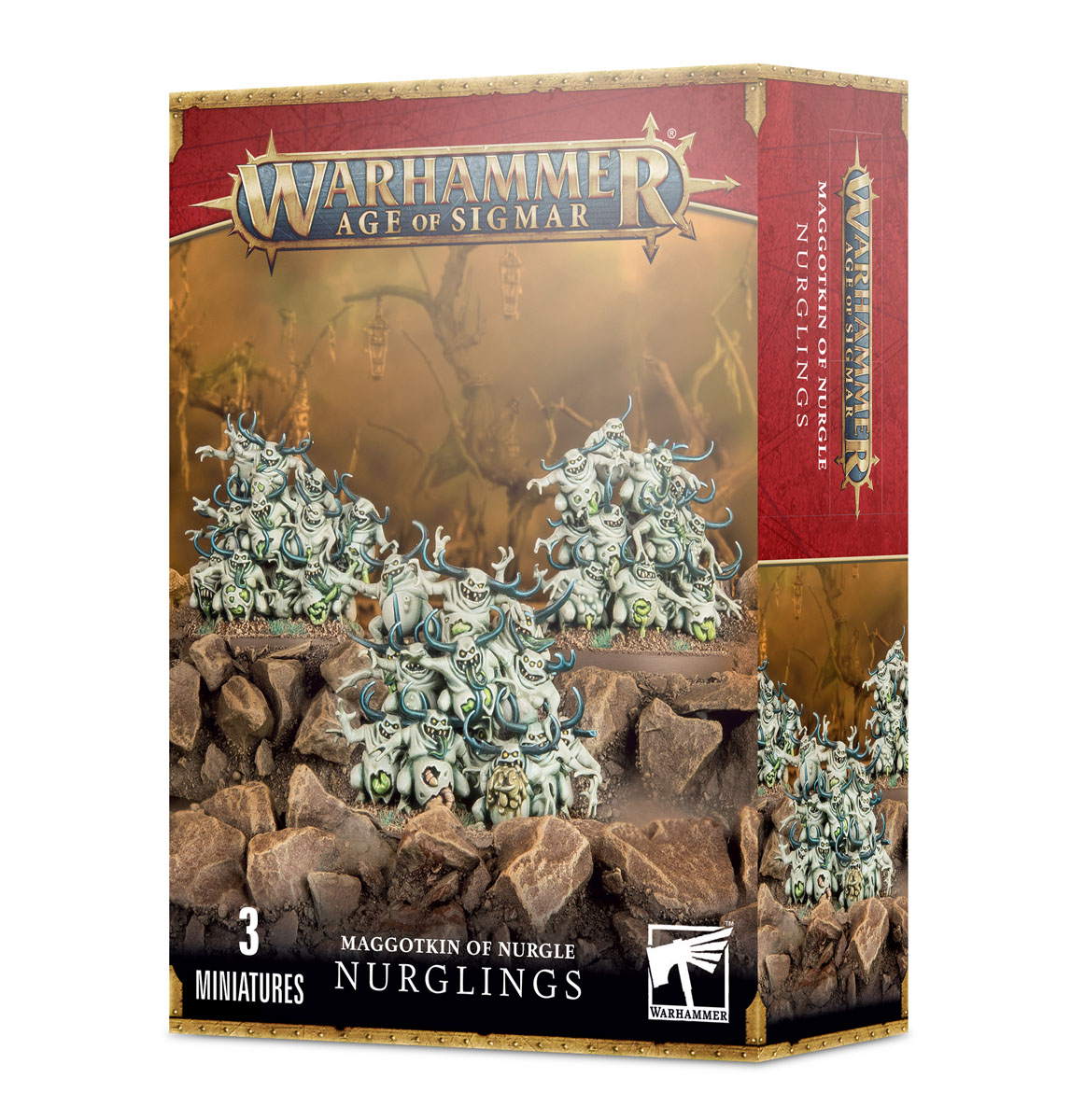 ゲームズワークショップ MAGGOTKIN OF NURGLE: NURGLINGS マゴットキン・オヴ・ナーグル：ナーグリング ウォーハンマー