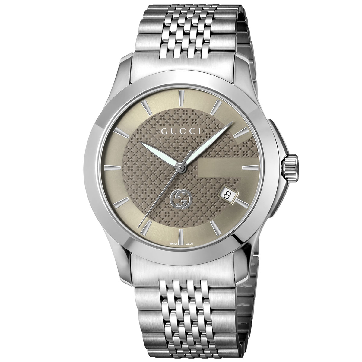 グッチ GUCCI Gタイムレス クオーツ メンズタイプ YA1264107【返品種別B】