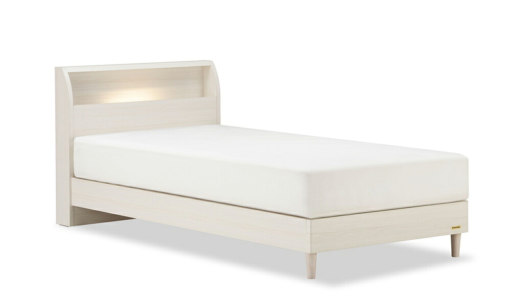 フランスベッド ベッドフレーム レッグタイプ LED照明付き (シングル・ホワイト) PSC-194LGS-WH FRANCEBED [PSC194LGSWH]