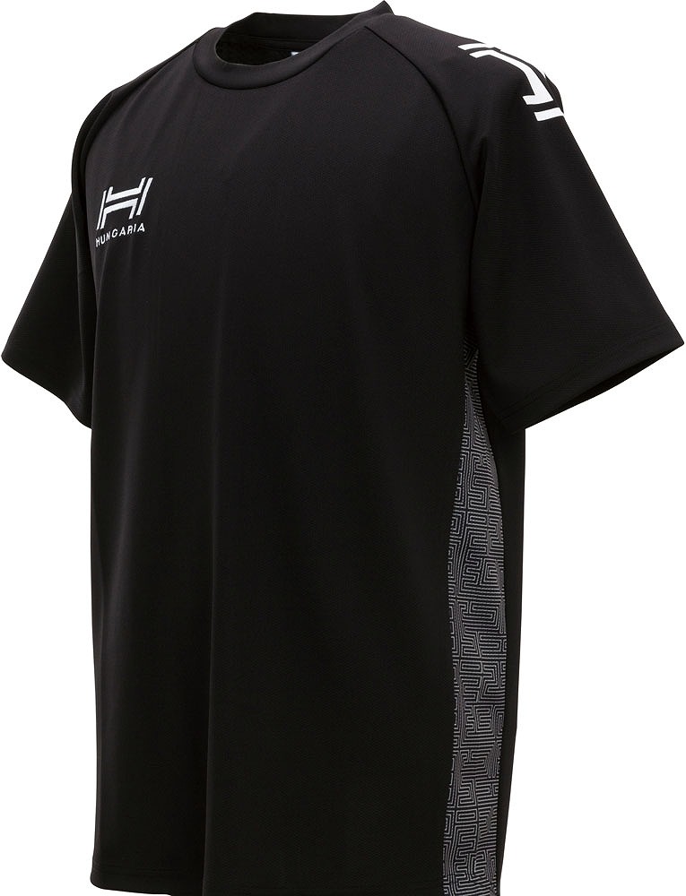 Hungaria(ハンガリア) ラグビー TR プラクティスシャツ メンズ（BLACK・サイズ：2XL） SP-HGT001-BK-2XL
