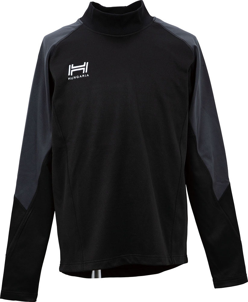 Hungaria(ハンガリア) ラグビー ハイネック ロングスリーブ トップ メンズ（BLACK・サイズ：S） SP-HGD001-BLACK-S｜Joshin web 家電とPCの大型専門店