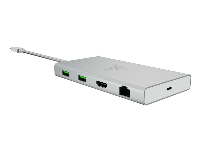Razer 【国内正規品】ドッキングステーション 11ポート USB C Dock (Mercury White) RC21-02250200-R3M1