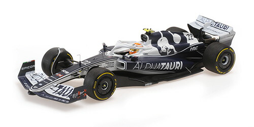 ミニチャンプス 1/18 スクーデリア アルファタウリ AT03 角田裕毅 バーレーンGP 2022【117220122】 ミニカー