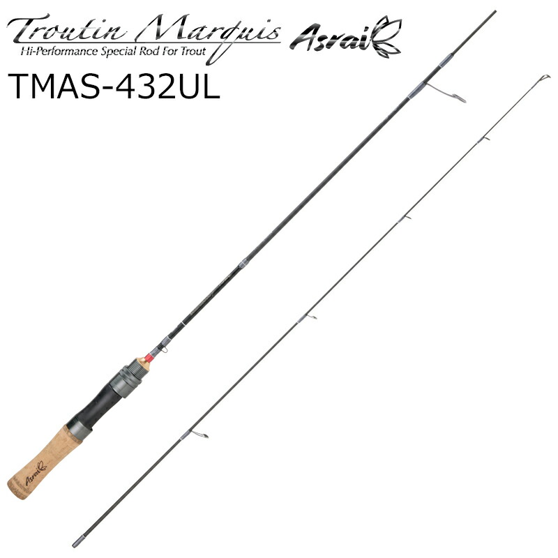 アブガルシア トラウティン マーキス アスレイ TMAS-432UL スピニングモデル TMAS-432UL AbuGarcia Troutin Marquis Asrai トラウトロッド