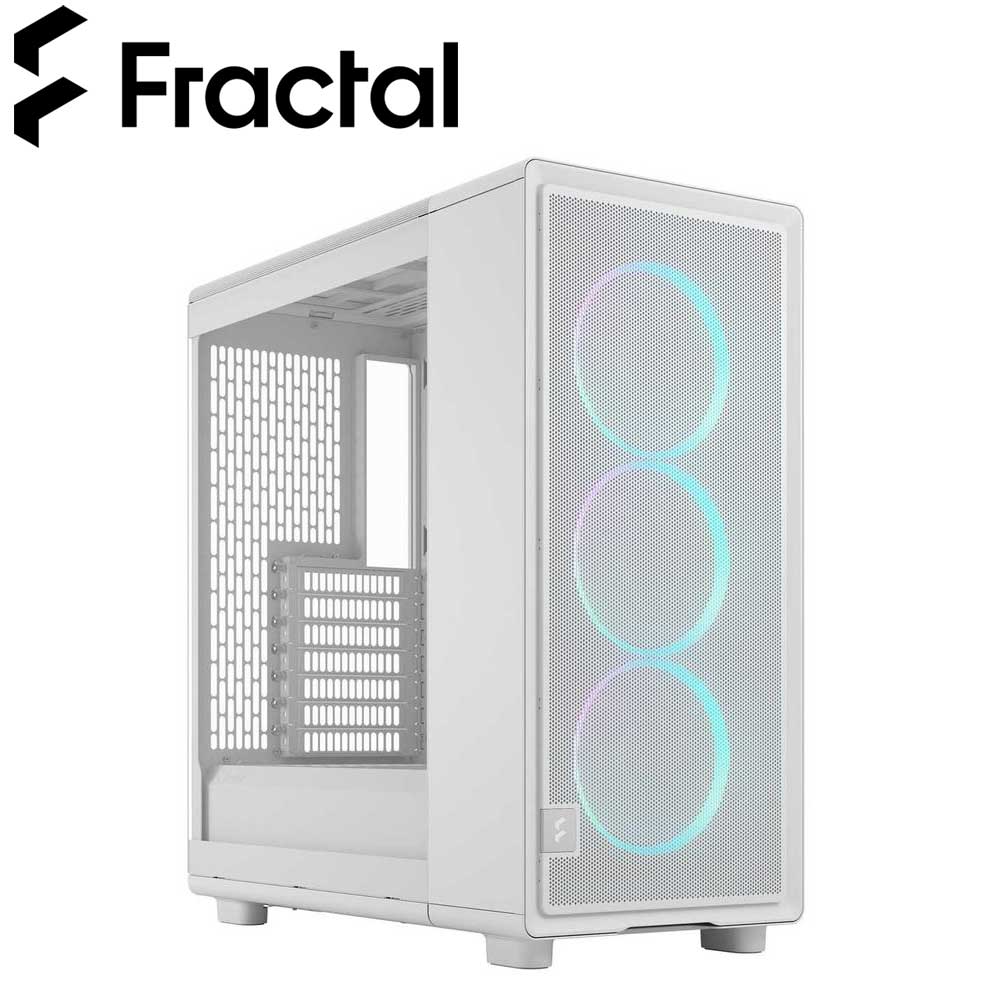 Fractal Design｜フラクタルデザイン ATX/microATX/Mini-ITX対応 ミドルタワー型PCケース Epoch White TG RGB Clear tint（ホワイト） FD-C-EPO1A-05｜Joshin web 家電とPCの大型専門店 16,718円
