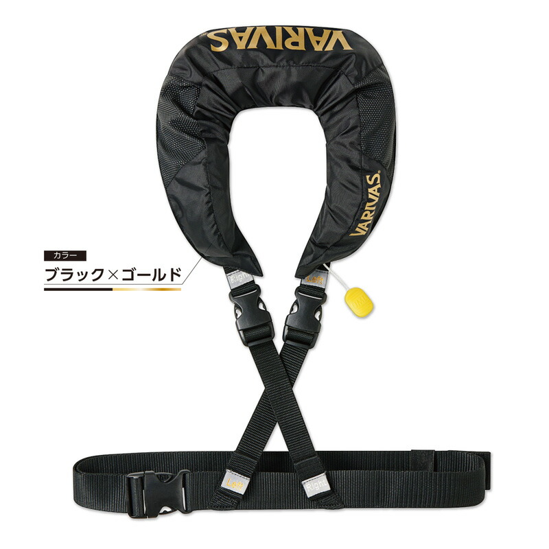 バリ2階建てバス 生命現象上衣 遊撃手印字機 VAL-18 (黒いこと×ゴールド) VAL-18黒いこと×ゴールド VARIVAS 渓流御釣り・鮎御釣り用ふくれ上がる式PFD 統治地域交通省型承認すること品（小型舟・船用軽やかさかばい立て具TYPE-G）