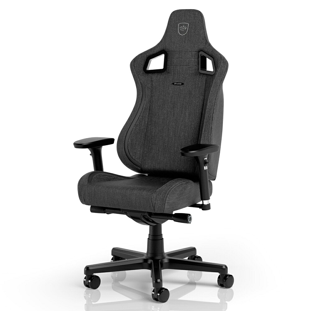 noblechairs ゲーミングチェア EPIC COMPACT-TX （チャコールグレー） NBL-ECC-TX-ATC ノーブルチェアーズ エピック コンパクト オフィスチェア　ワーキングチェア [NBLECCTXATC]｜Joshin web 家電とPCの大型専門店