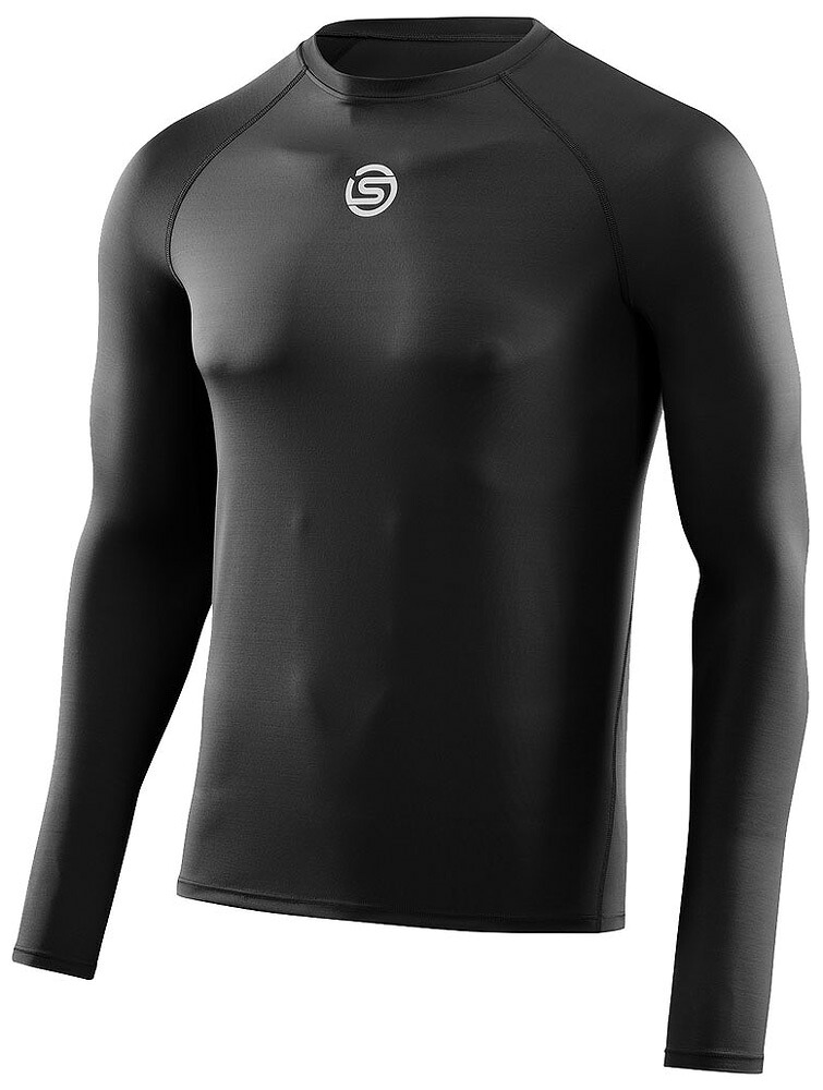 SKINS(スキンズ) SERIES-1 メンズトップス ロング捩り（黒いこと・大いさ：46(M)） GRI-18121110-019-46M SKINSエントリー模範例 スポーツウェア・アクセサリー-スポーツ用インナー