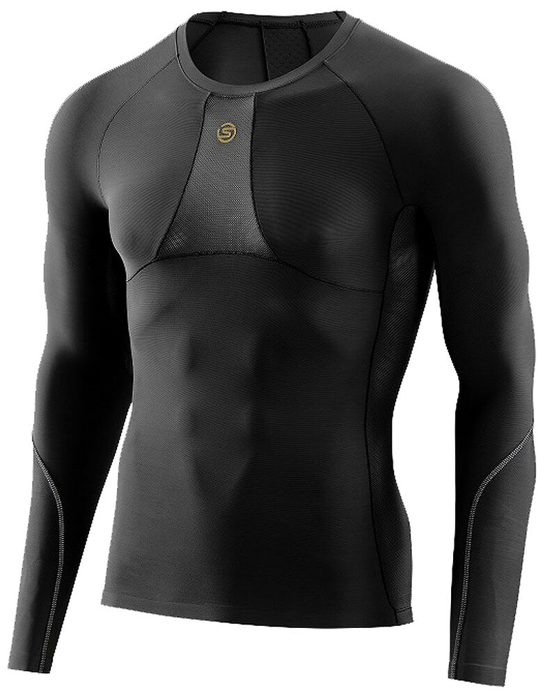 SKINS(スキンズ) SERIES-5 メンズトップスロングスリーブ（ブラック・サイズ：50（XL）） GRI-1812151001950XL