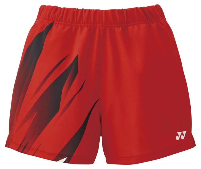 ヨネックス レディース ニットショートパンツ(サンセットレッド・サイズ:O) YO-25107-496-O YONEX