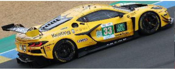 スパーク 1/43 Corvette Z06 LMGT3.R No.33 TF SPORT Le Mans 24H 2025【S9293】 ミニカー