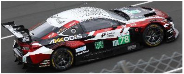 ぴかぴか光る 1/43 Lexus RC F LMGT3 No.78 AKKODIS ASP TEAM Le Mans 24H 2025【S9300】 ミニカー