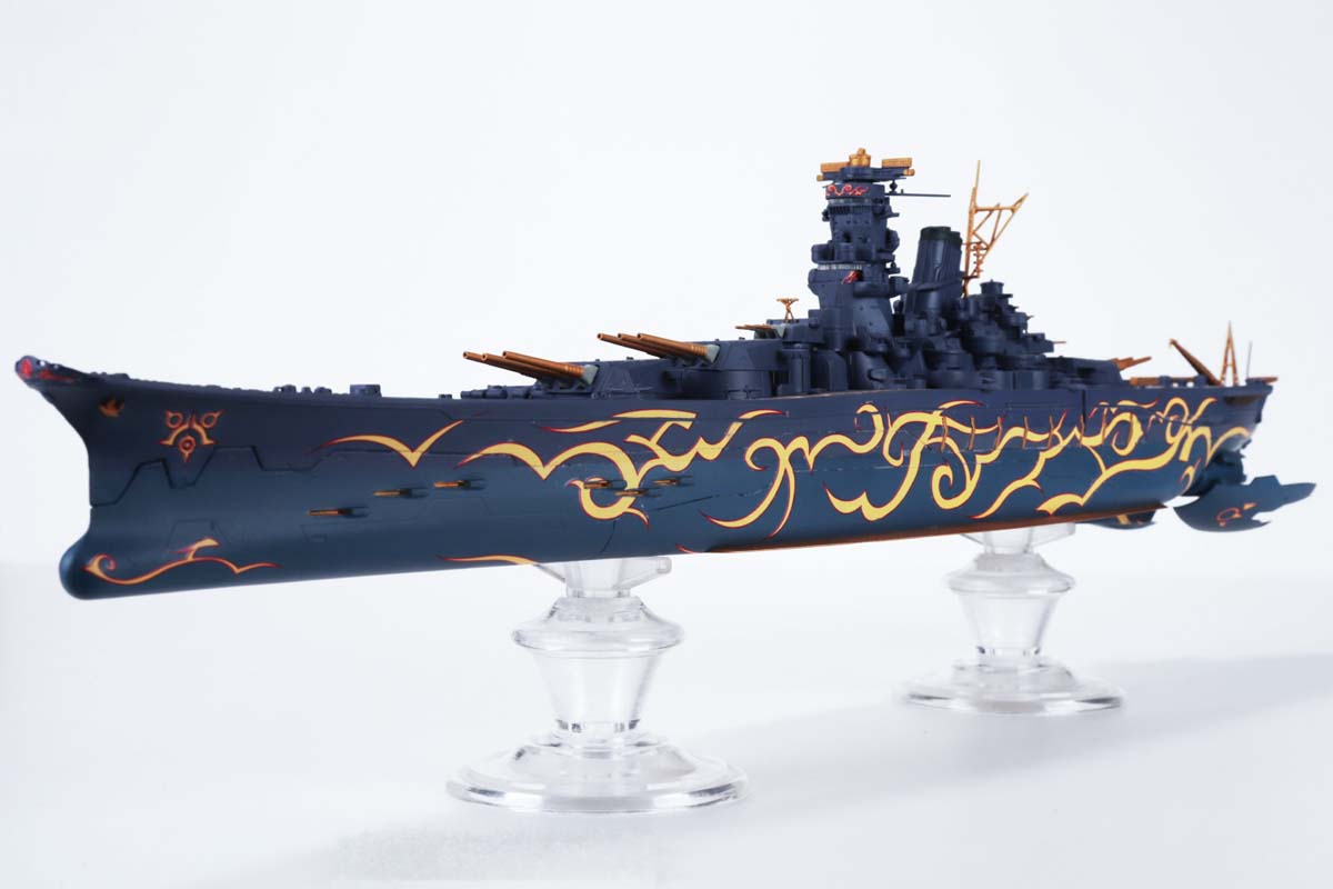 アオシマ 1/700 霧の艦隊 超戦艦 ムサシ（蒼き鋼のアルペジオ -アルス・ノヴァ-） プラモデル画像