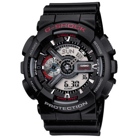 カシオ 【国内正規品】G-SHOCK（ジーショック） クオーツ　メンズタイプ GA-110-1AJF [GA1101AJF]【返品種別A】