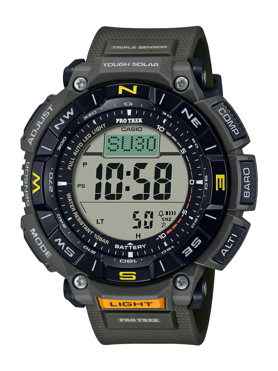 カシオ 【国内正規品】PROTREK　Climber Line ソーラー　メンズタイプ PRG-340-3JF [PRG3403JF]【返品種別A】