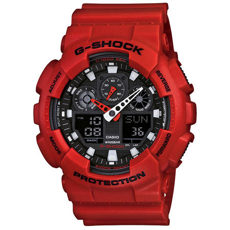 カシオ 【国内正規品】G-SHOCK（ジーショック） クオーツ　メンズタイプ GA-100B-4AJF [GA100B4AJF]【返品種別A】