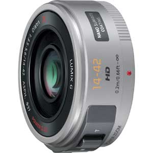 パナソニック LUMIX G X VARIO PZ 14-42mm F3.5-5.6 ASPH. POWER O.I.S シルバー H-PS14042-S ※マイクロフォーサーズ用レンズ
