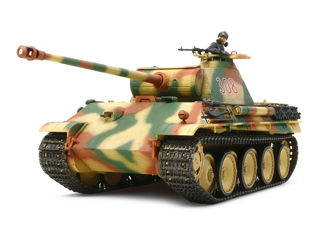 タミヤ 1/35 ドイツ戦車 パンサーG初期型（シングルモーターライズ仕様）【30055】 プラモデル
