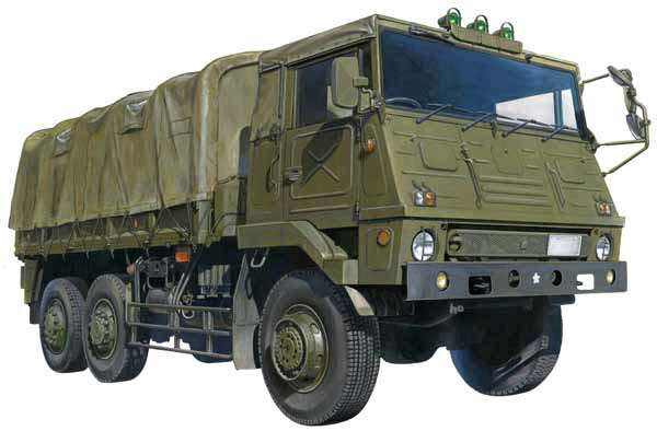 1 72 ミリタリーモデルキット No.02 陸上自衛隊 73式大型トラック「3トン半」 プラモデル アオシマ