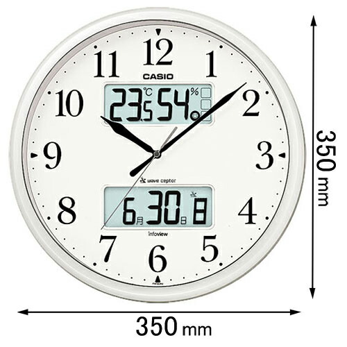 カシオ 電磁波柱時計  ITM-660NJ-8JF [ITM660NJ8JF]【返品カテゴリー化A】